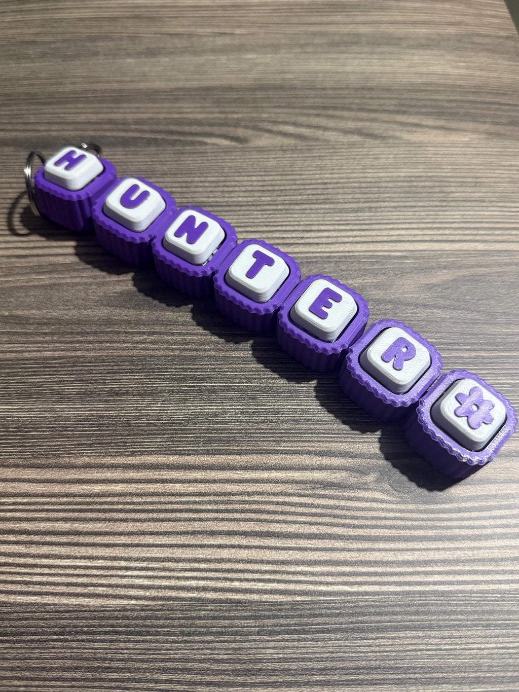 Personalized Fidget Keychains Clicker