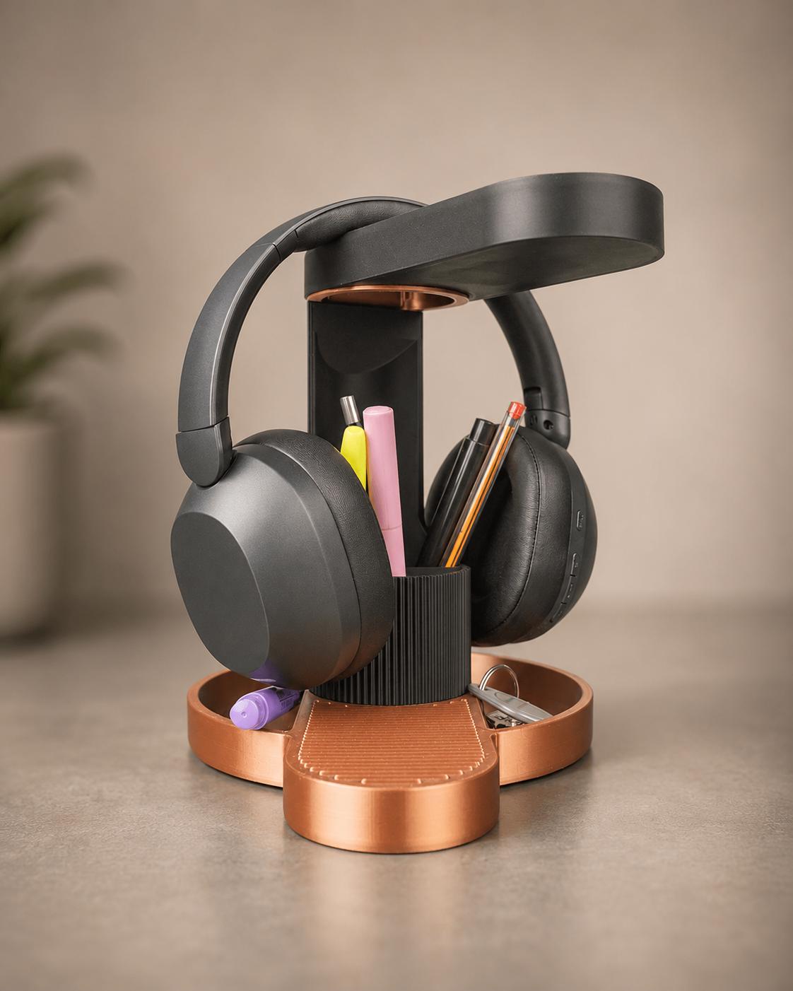 Tower Trio - Headphone & Phone Holder