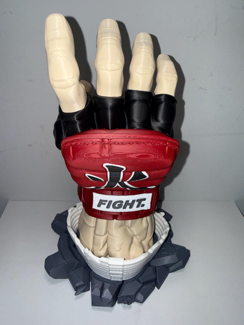 Street Fighter-Inspired 3D Printed Universal Video Game Controller Stand