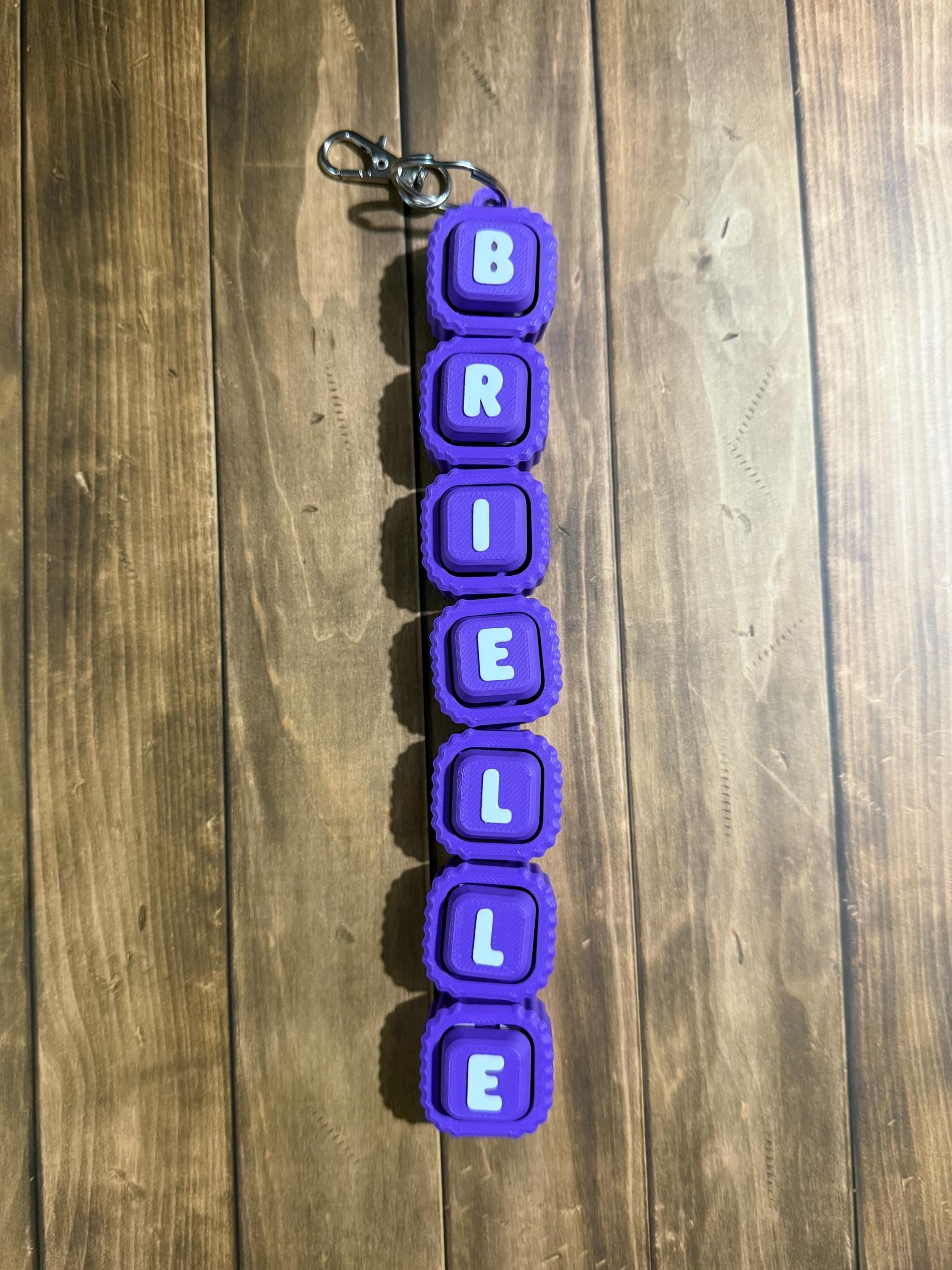 Personalized Fidget Keychains Clicker