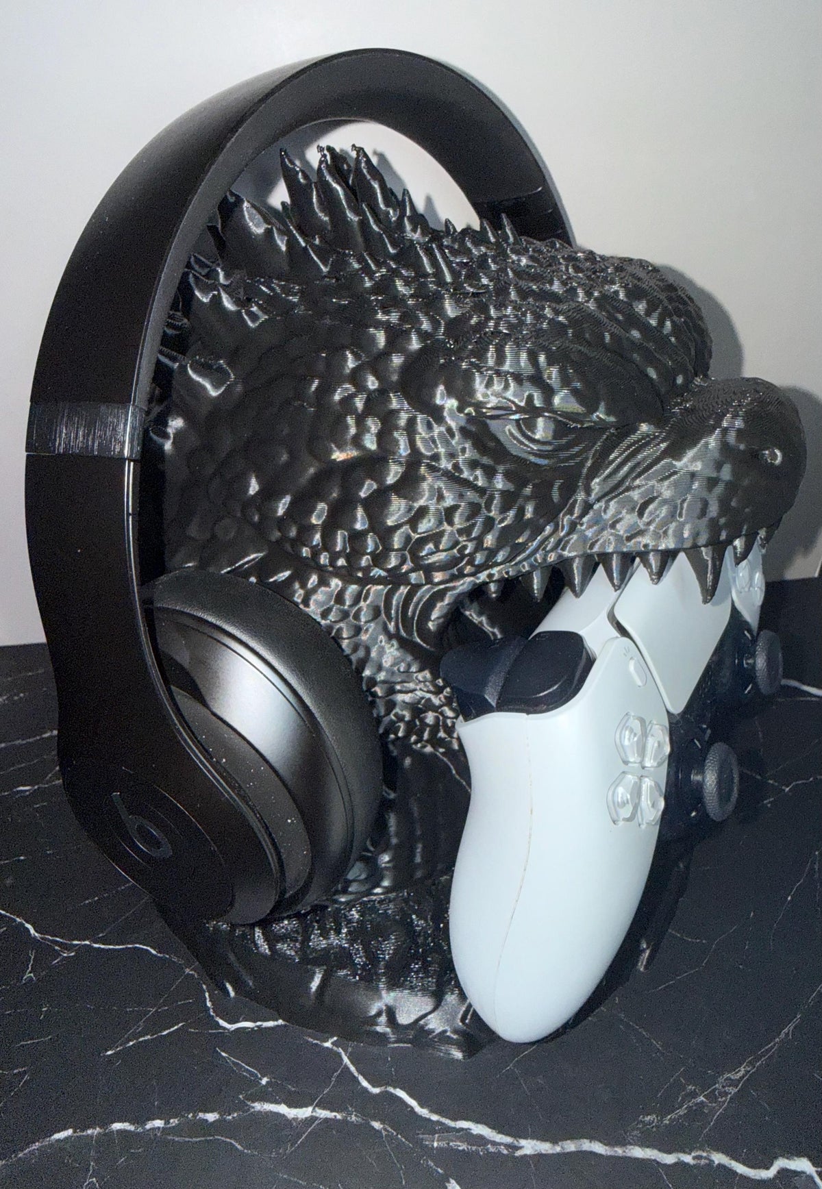 Godzilla Headphones and Controller Holder