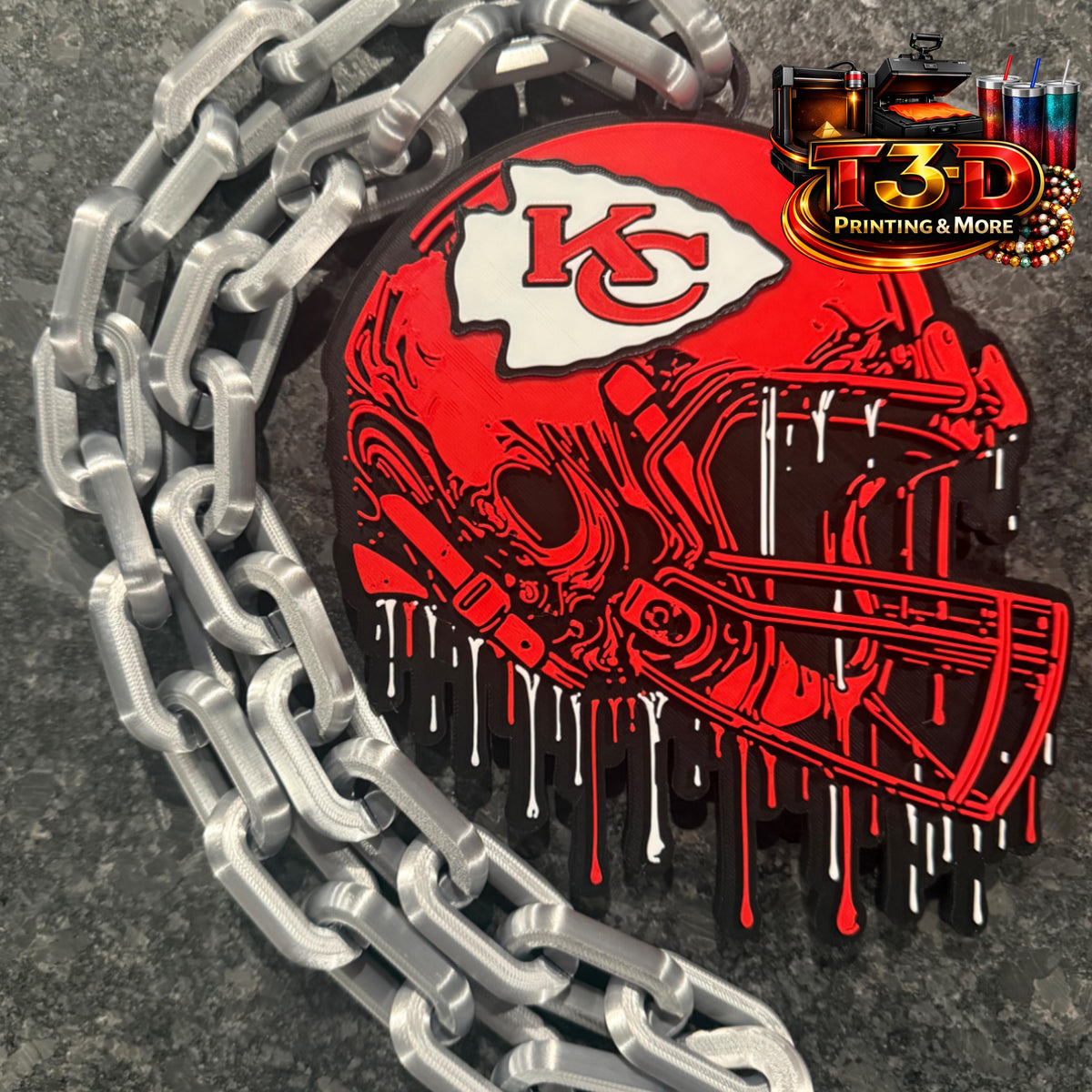 Kansas City Drip Helmet Hype Chain