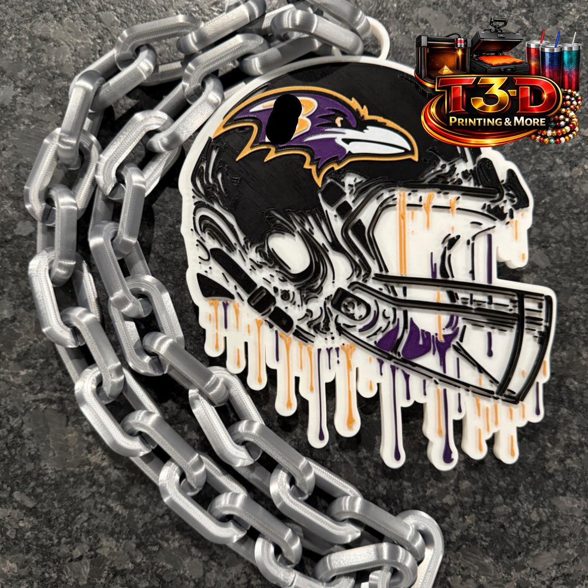 Baltimore Drip Helmet Hype Chain
