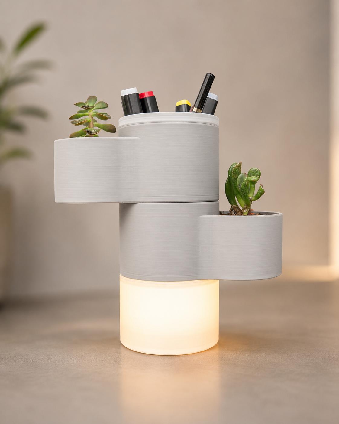 Living Stack - Table Lamp & Organizer