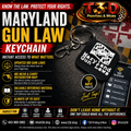 Maryland Gun Laws NFC Keychain