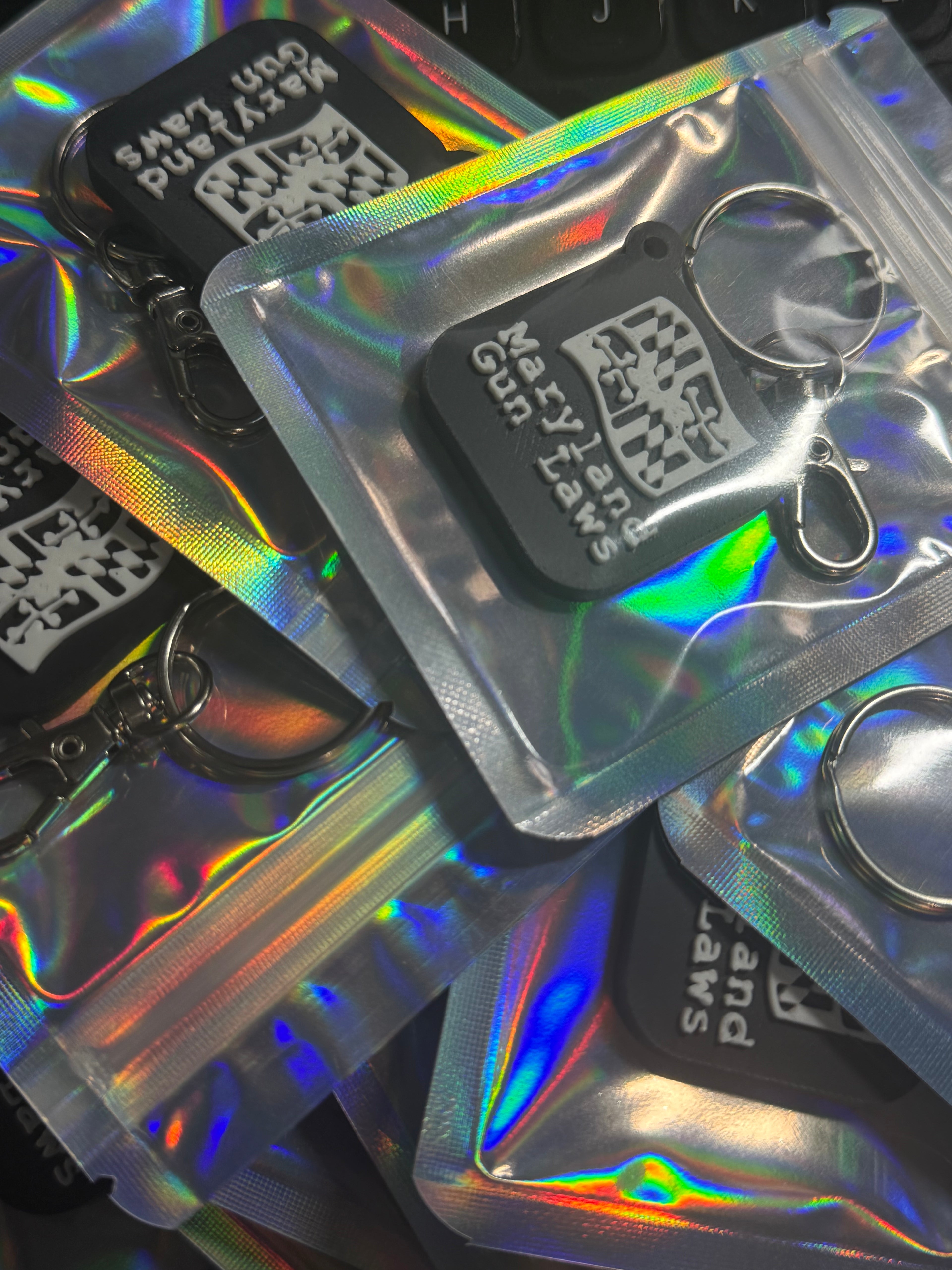 Maryland Gun Laws NFC Keychain