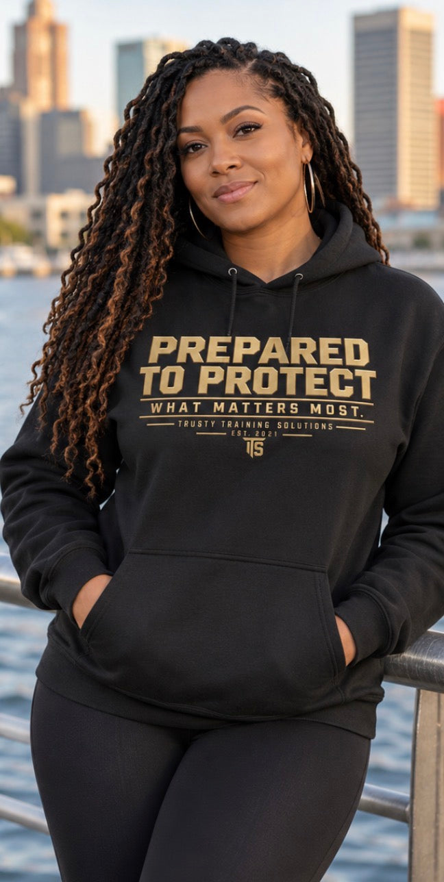 Prepared to Protect Bear Hoodie
