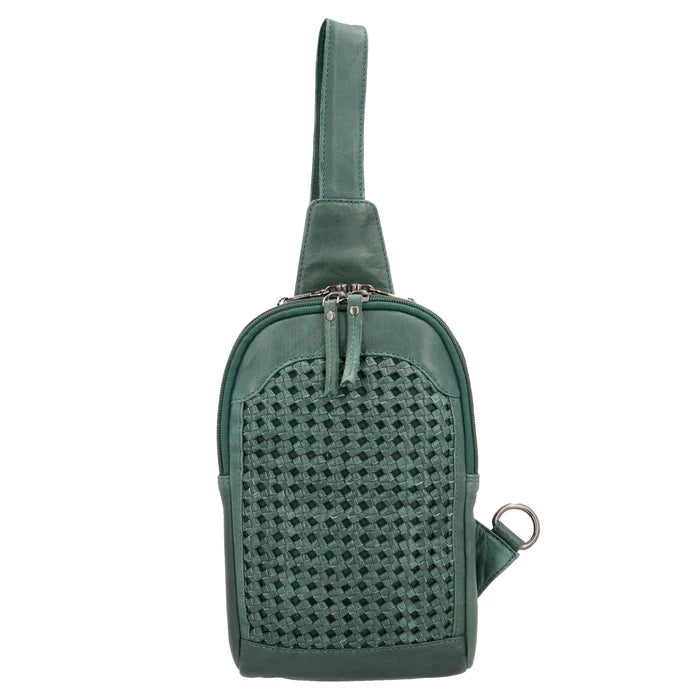 Concealed Carry Bristol Sling Leather Backpack