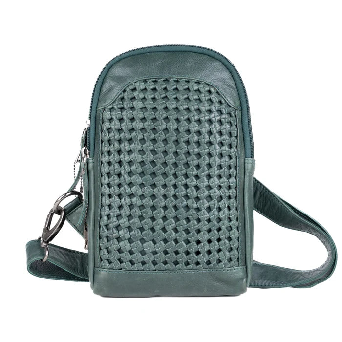 Concealed Carry Bristol Sling Leather Backpack