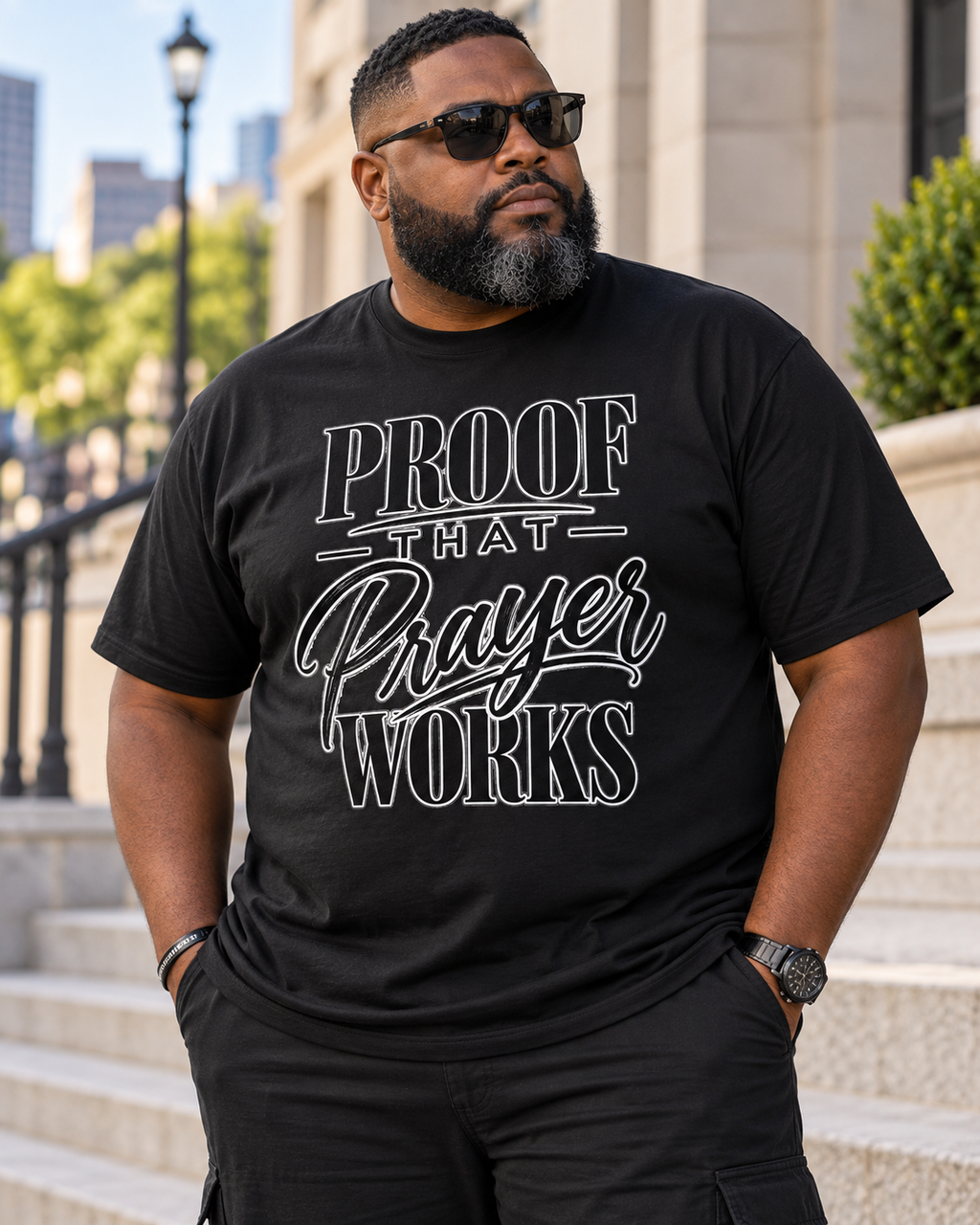 Proof That Prayer Works Unisex TShirt