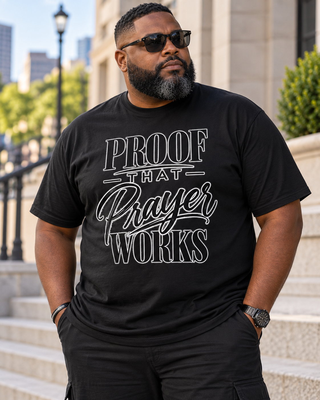 Proof That Prayer Works Unisex TShirt