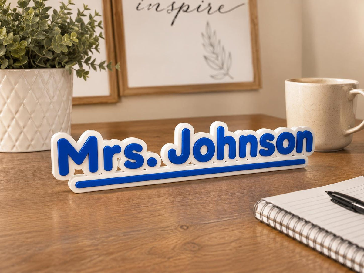 Custom Desk Sign | Personalized Name Plate