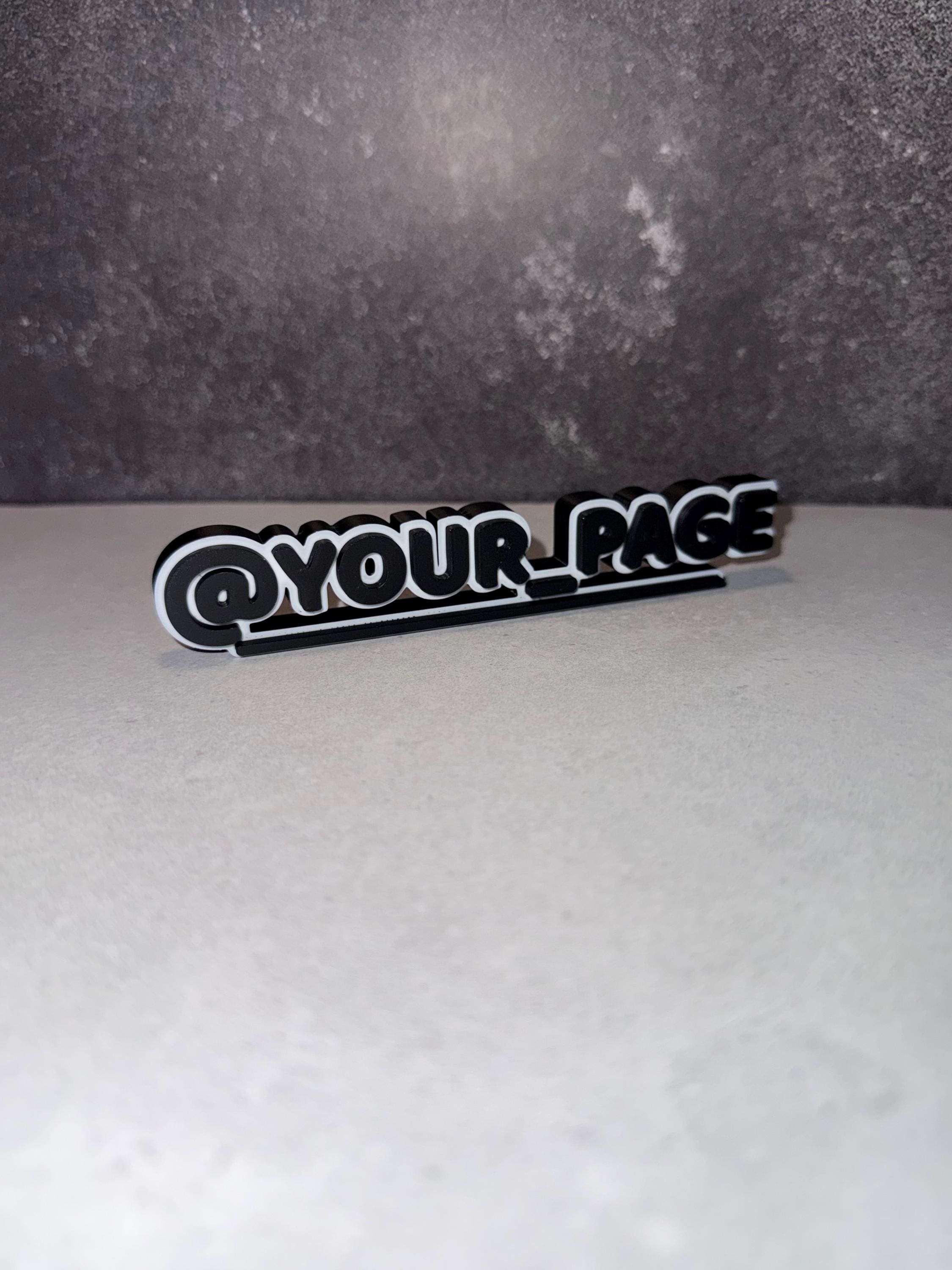 Custom Desk Sign | Personalized Name Plate