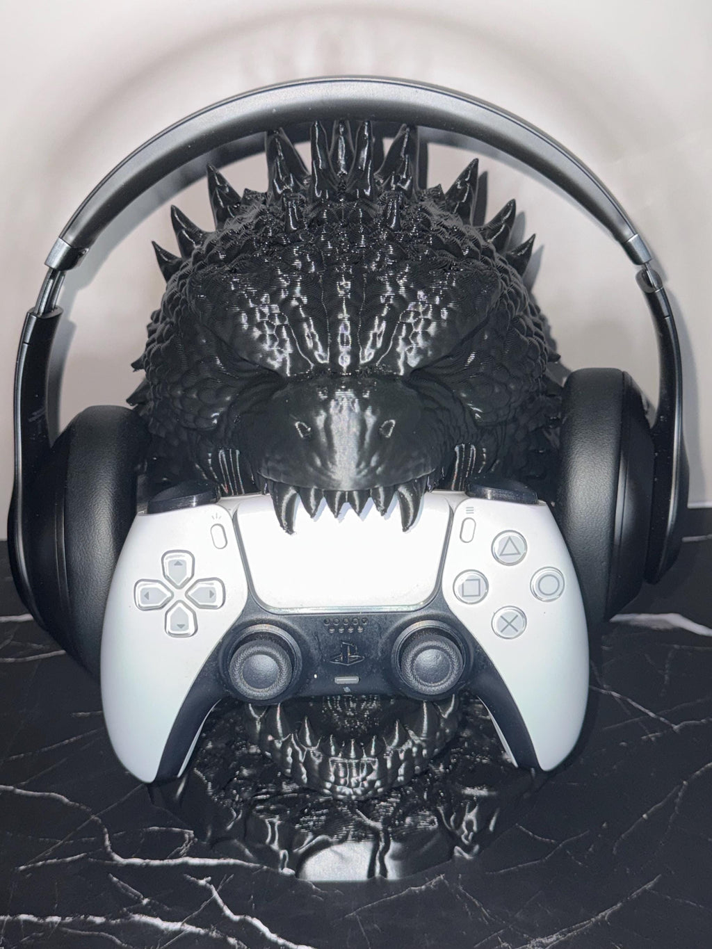 Godzilla Headphones and Controller Holder