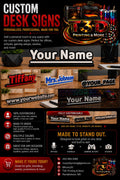 Custom Desk Sign | Personalized Name Plate