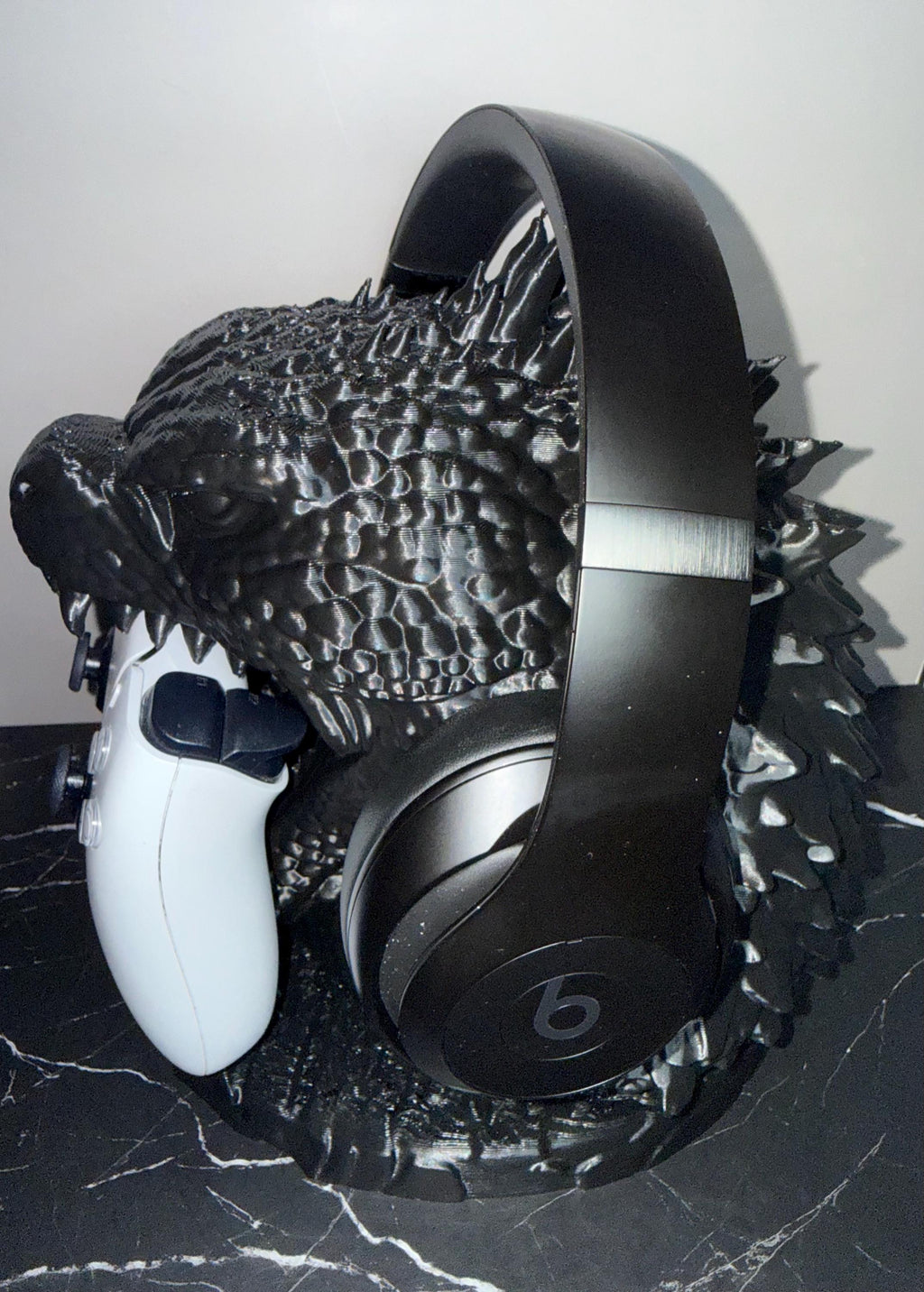 Godzilla Headphones and Controller Holder